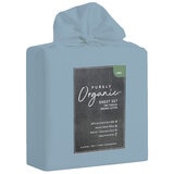 Purely Organic 300TC Cotton Sheet Set 4 Piece King Pale Blue Purely Organic 300TC Cotton Sheet Set 4 Piece King Pale Blue