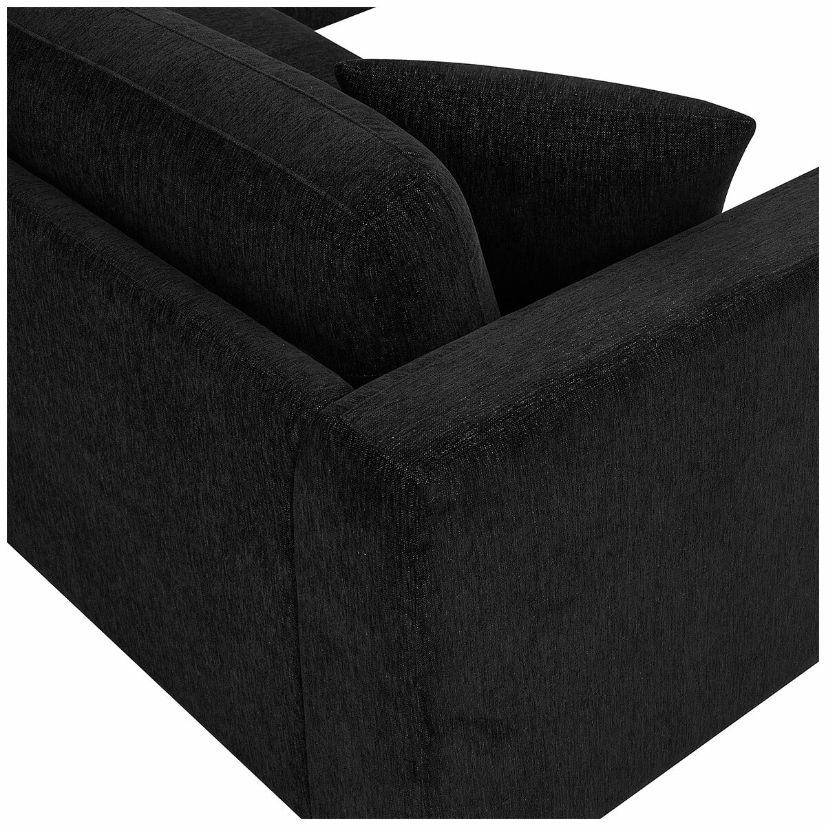 Thomasville 3 Piece Fabric Sectional With Storage Ottoman Thomasville 3 Piece Fabric Sectional With Storage Ottoman
