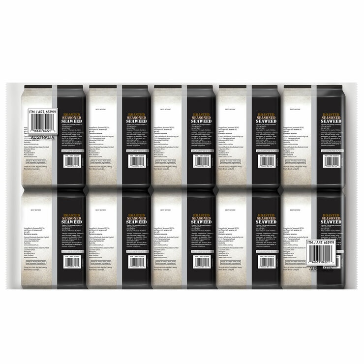 Kirkland Signature Roasted Seaweed 10x17g