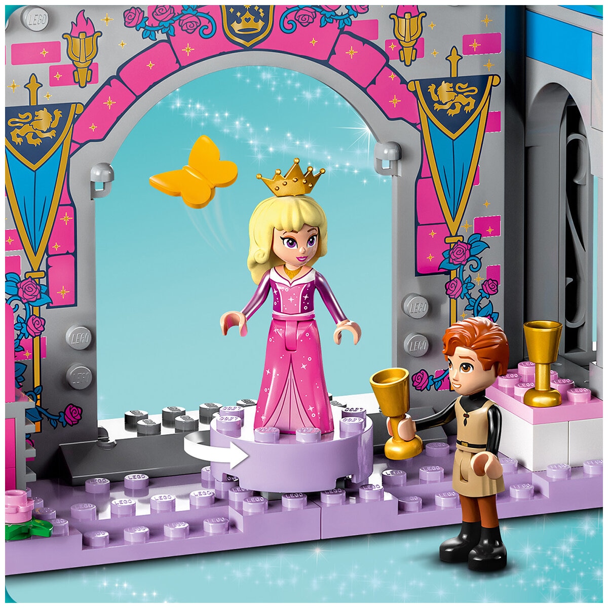 lego disney princess aurora's castle 4321