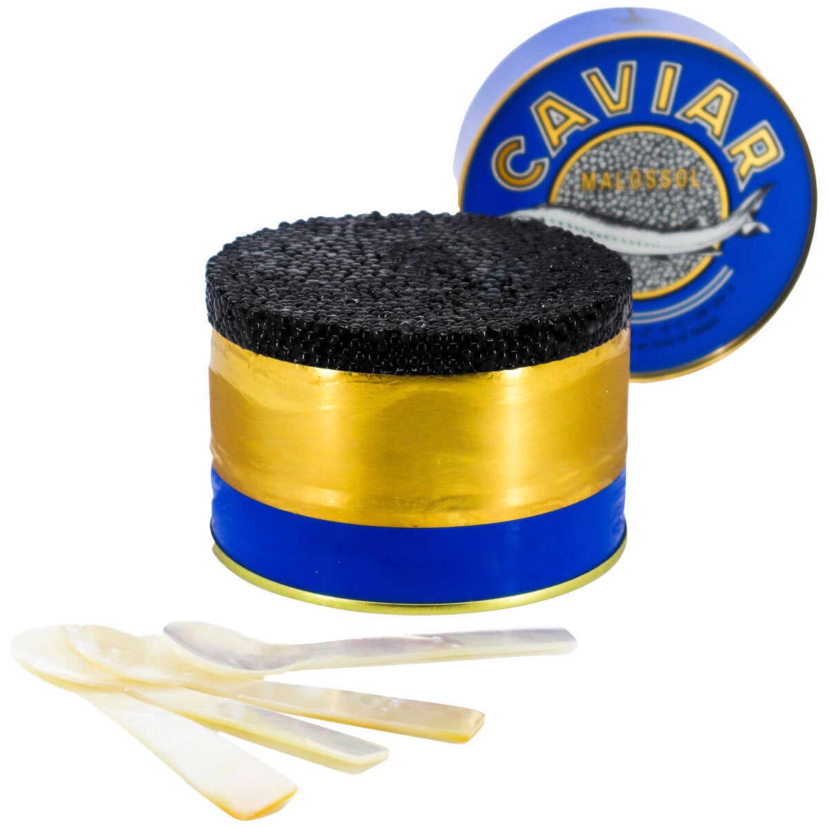 Black Pearl White Sturgeon Caviar Traditional Tin 500 gram