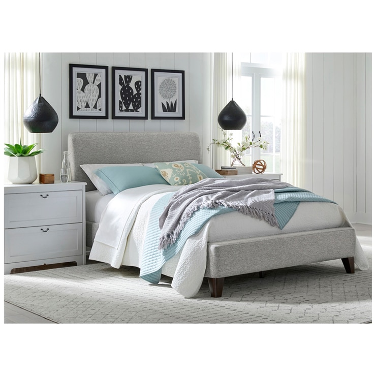 Northridge Home Upholstered Queen Bed Grey Costco Australia