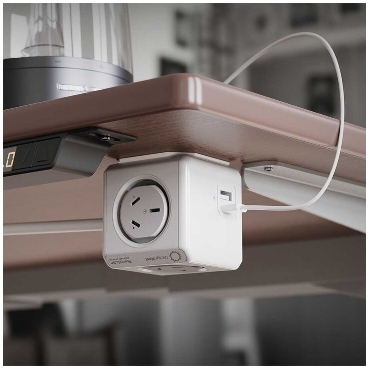 Allocacoc PowerCube With 4 Power Outlets And USB A+C Ports 2 x 1.5M