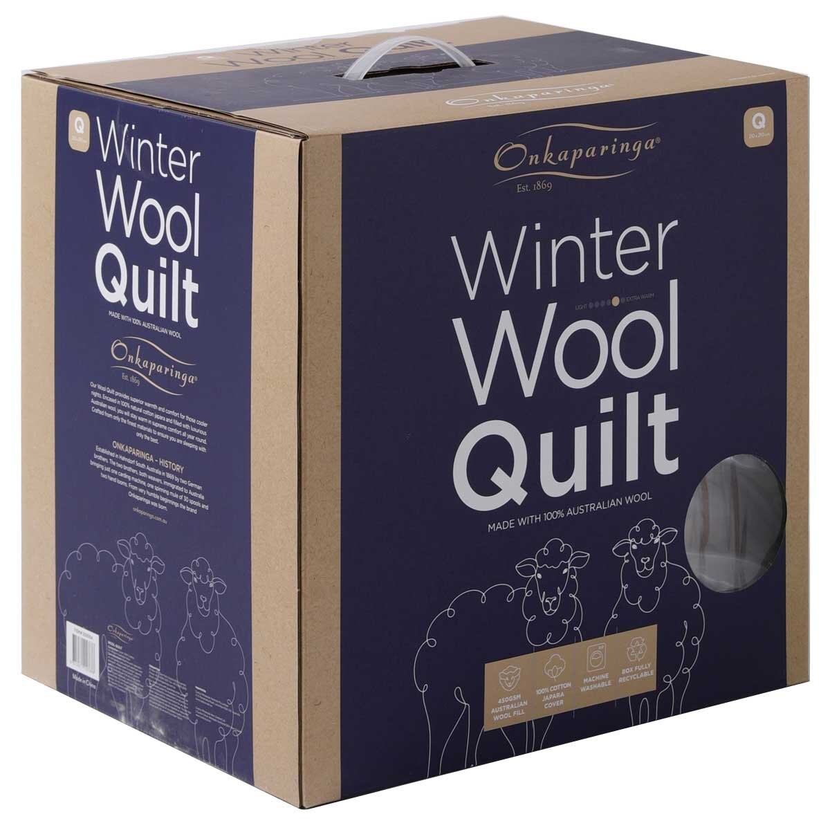 Onkaparinga Wool Quilt Queen