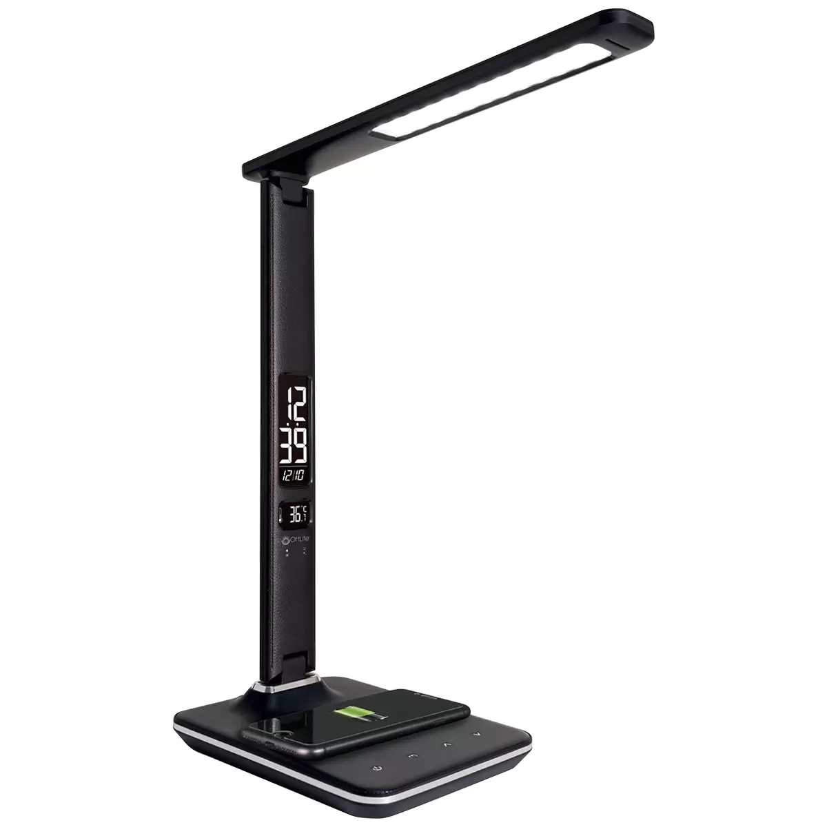 Ottlite Executive Desk Lamp with Wireless Charger and Sanitiser