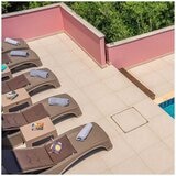 Keter Atlantic Sun Lounger Brown Set 2 Piece
