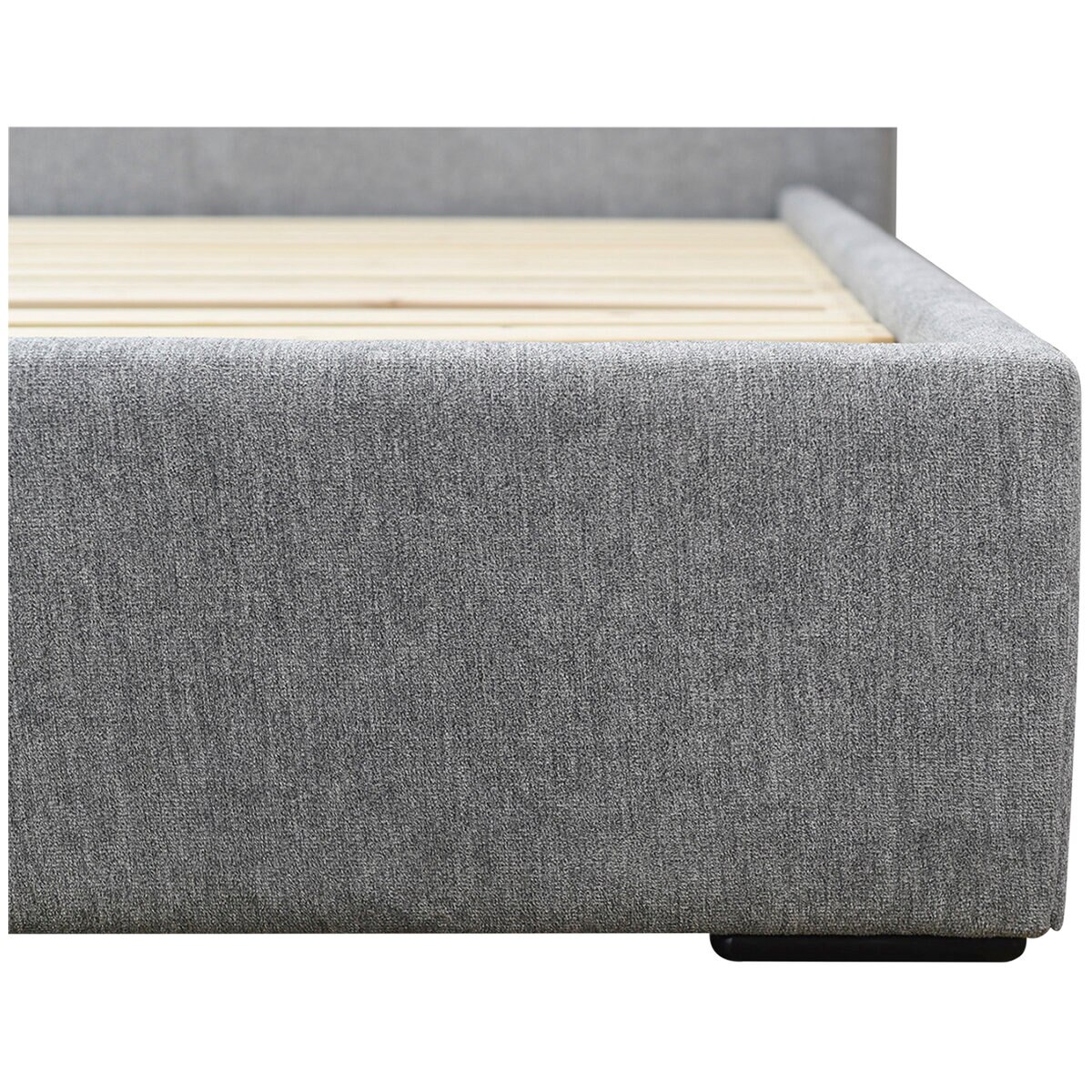 Moran Ora King Bedhead with Encasement and Slats Dove
