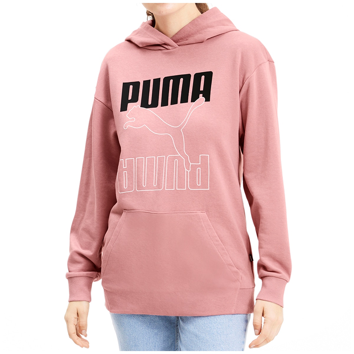 Puma Women's Elongated Hoodie - Foxglove