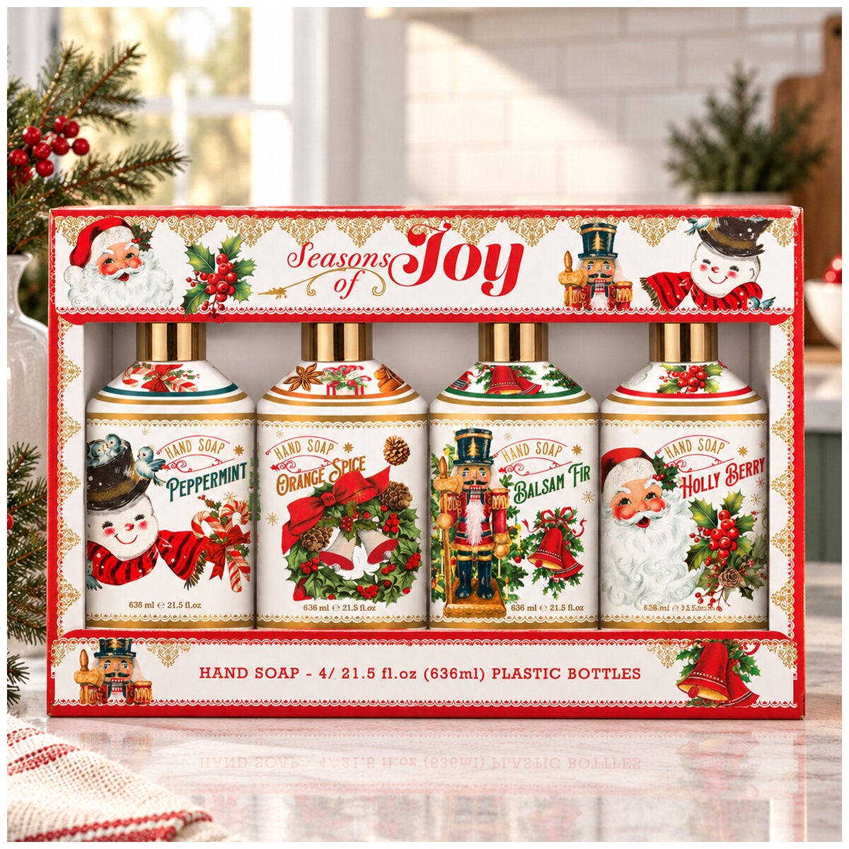 Home & Body Seasons of Joy Hand Soap 4 x 636ml Home & Body Seasons of Joy Hand Soap 4 x 636ml