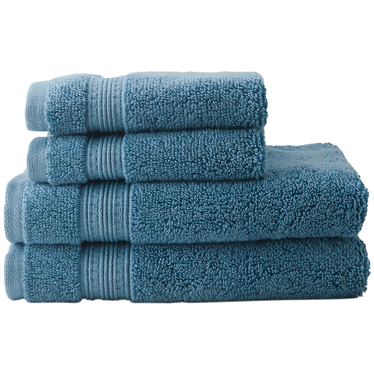 Grandiose 4 pack HandFace Towel Set - Blue