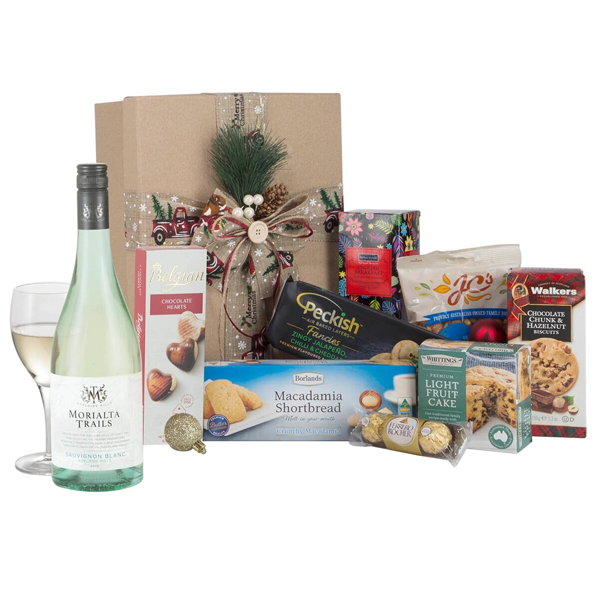 White Christmas Giftbox Hamper