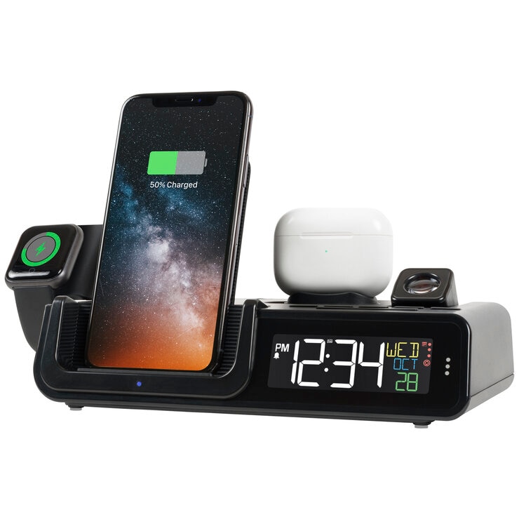 La Crosse Technology Alarm Clock with Wireless Charging C75662AU