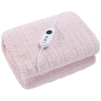 Dreamaker Teddy Fleece Heated Throw