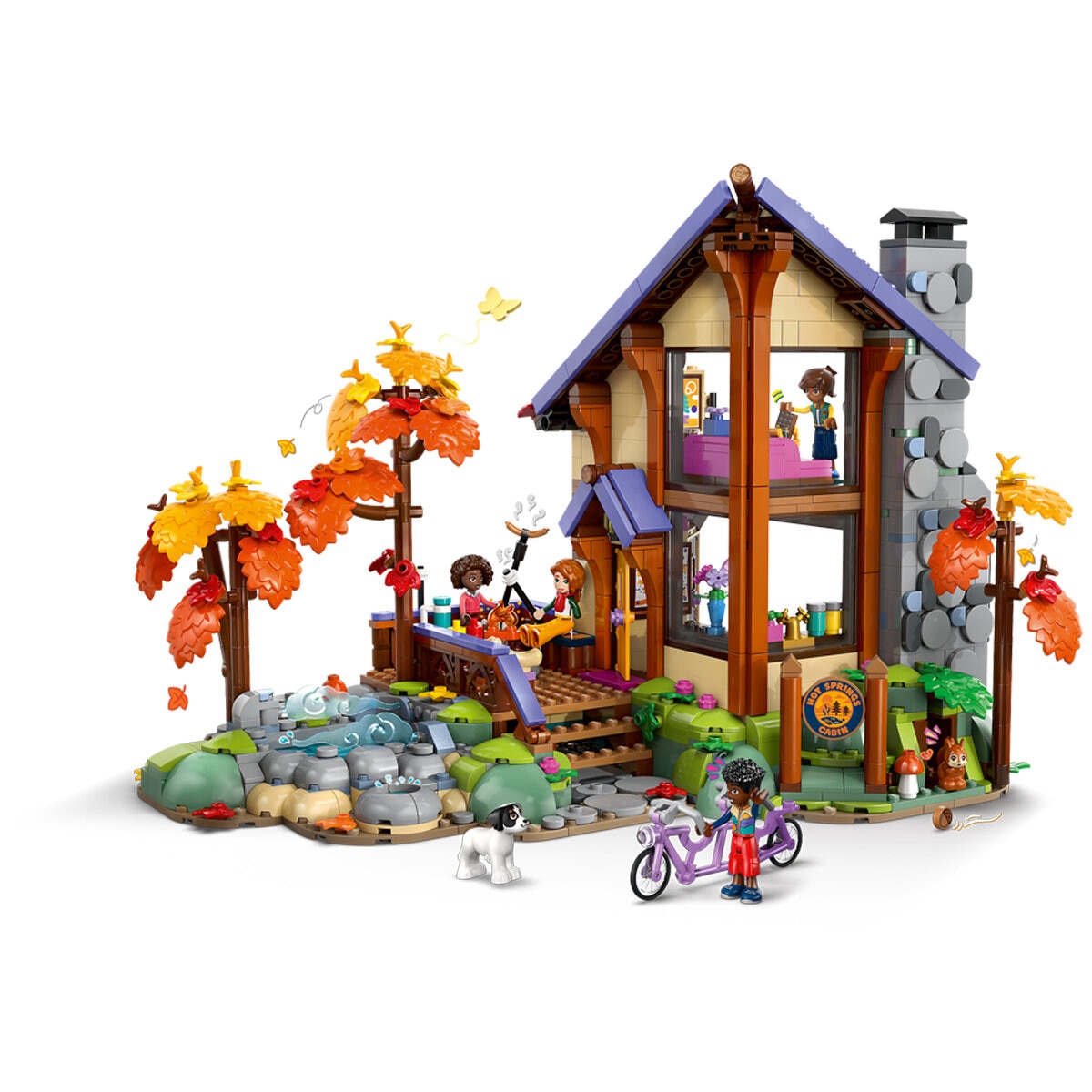 LEGO Friends Cozy Fall Forest Cabin Building Set 42705 LEGO Friends Cozy Fall Forest Cabin Building Set 42705