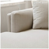 Valencia Bergen Fabric Sectional Lounge Left Chaise Beige Valencia Bergen Fabric Sectional Lounge Left Chaise Beige