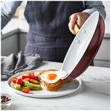 GreenPan Ceramic Non-Stick Frypan 2 Piece Set 26cm And 30cm Choc Truffle