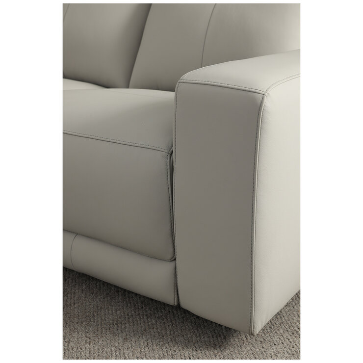 Simon Li Furniture Leather Power Reclining Sofa
