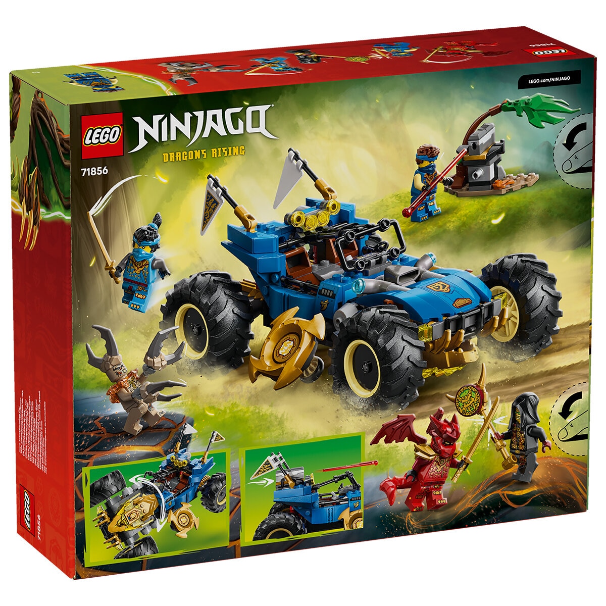 LEGO NINJAGO Jay’s Transforming Car 71856