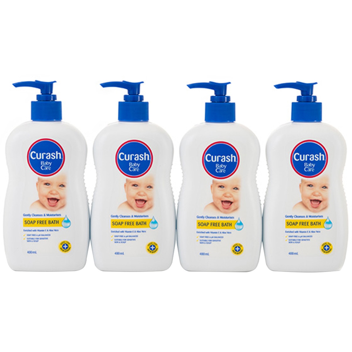 Curash Soap Free Baby - 4 X 400ml
