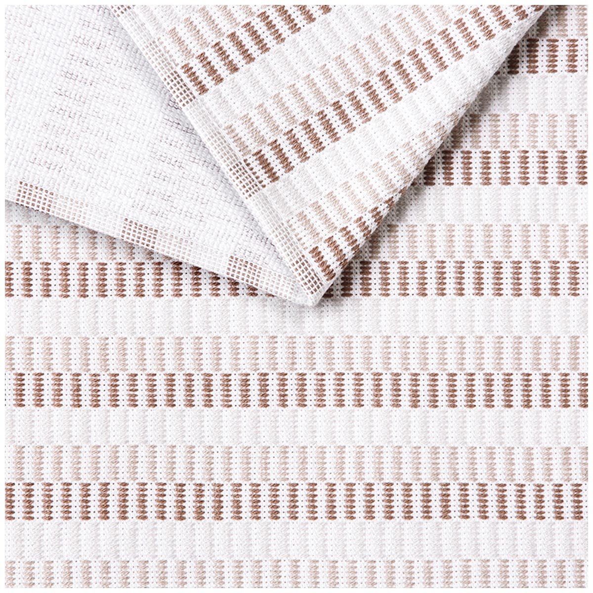 Culinary Classic Shelby Kitchen Towel 8 Pack Mocha
