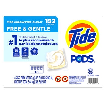 Tide Pods Free & Gentle 152 Count