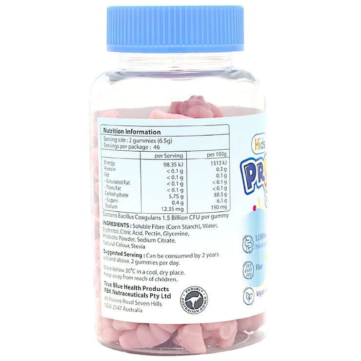 True Blue Kids Probiotics Gummy 300g True Blue Kids Probiotics Gummy 300g