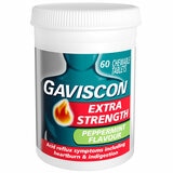 Gaviscon Extra Strength 500mg 60 Chewable Peppermint Tablets Gaviscon Extra Strength 500mg 60 Chewable Peppermint Tablets