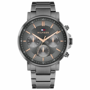 Tommy Hilfiger Tyson Grey Dial Grey Steel Men's Watch 1710711 Tommy Hilfiger Tyson Grey Dial Grey Steel Men's Watch 1710711