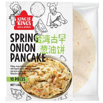 King of Kings Spring Onion Pancake 10 Pieces 1.4kg