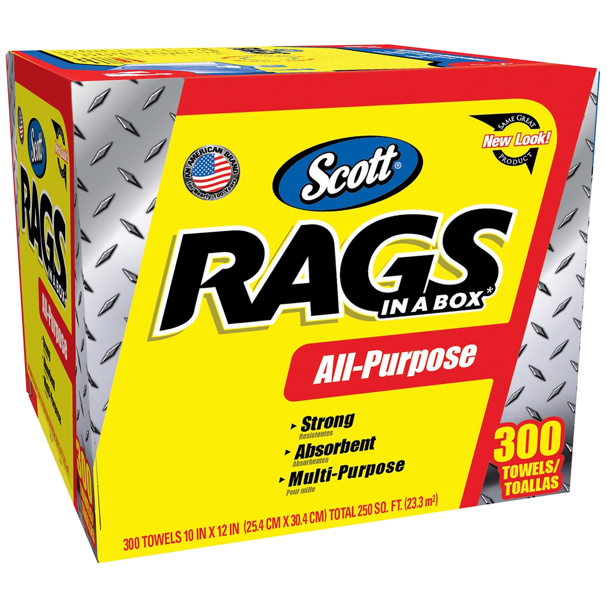 Scott Rags In A Box 300 Cartonb