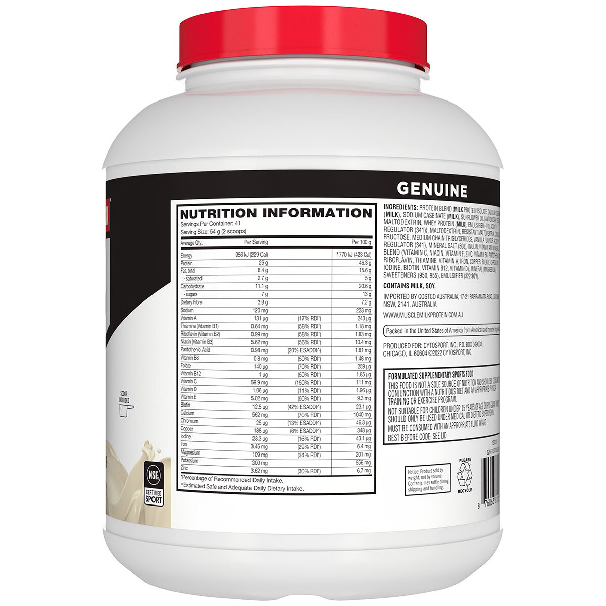 Muscle Milk Protein Powder
