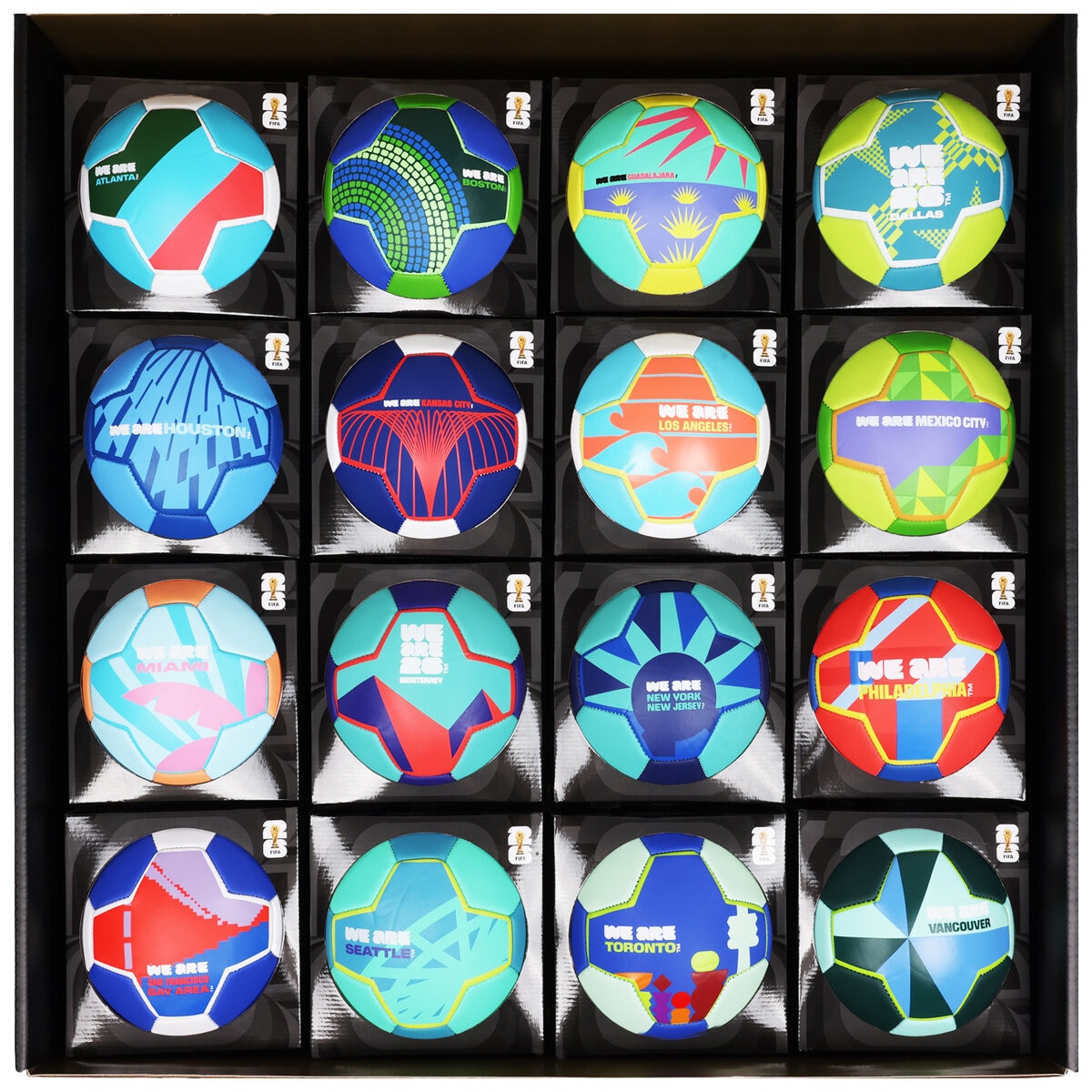FIFA World Cup Host Cities Ball Set 16 Pieces