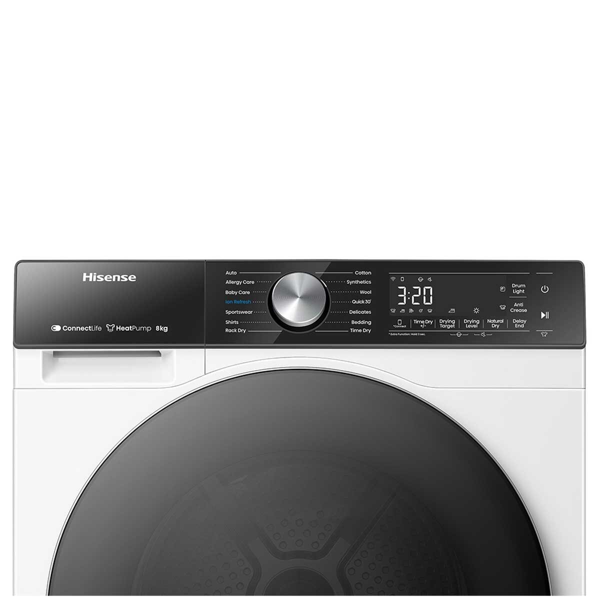 Hisense 8kg Series 5 Heat Pump Dryer White HDF5S80H