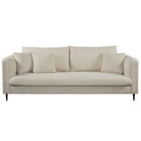 Moran Elkhorn 3.0 Seater Ellis Latté Fabric