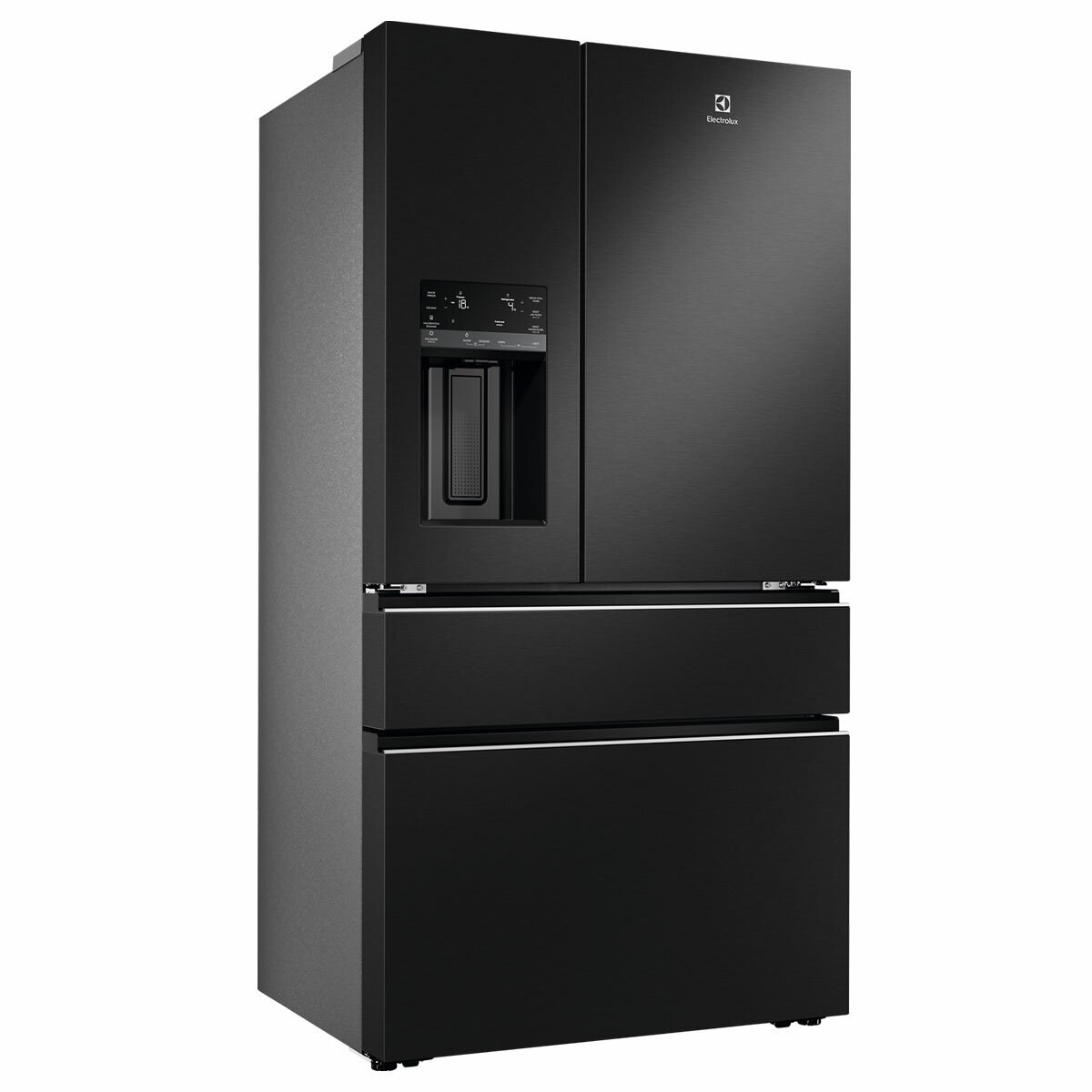 Electrolux 609L French Door Fridge Matte Black EHE6191BB Electrolux 609L French Door Fridge Matte Black EHE6191BB