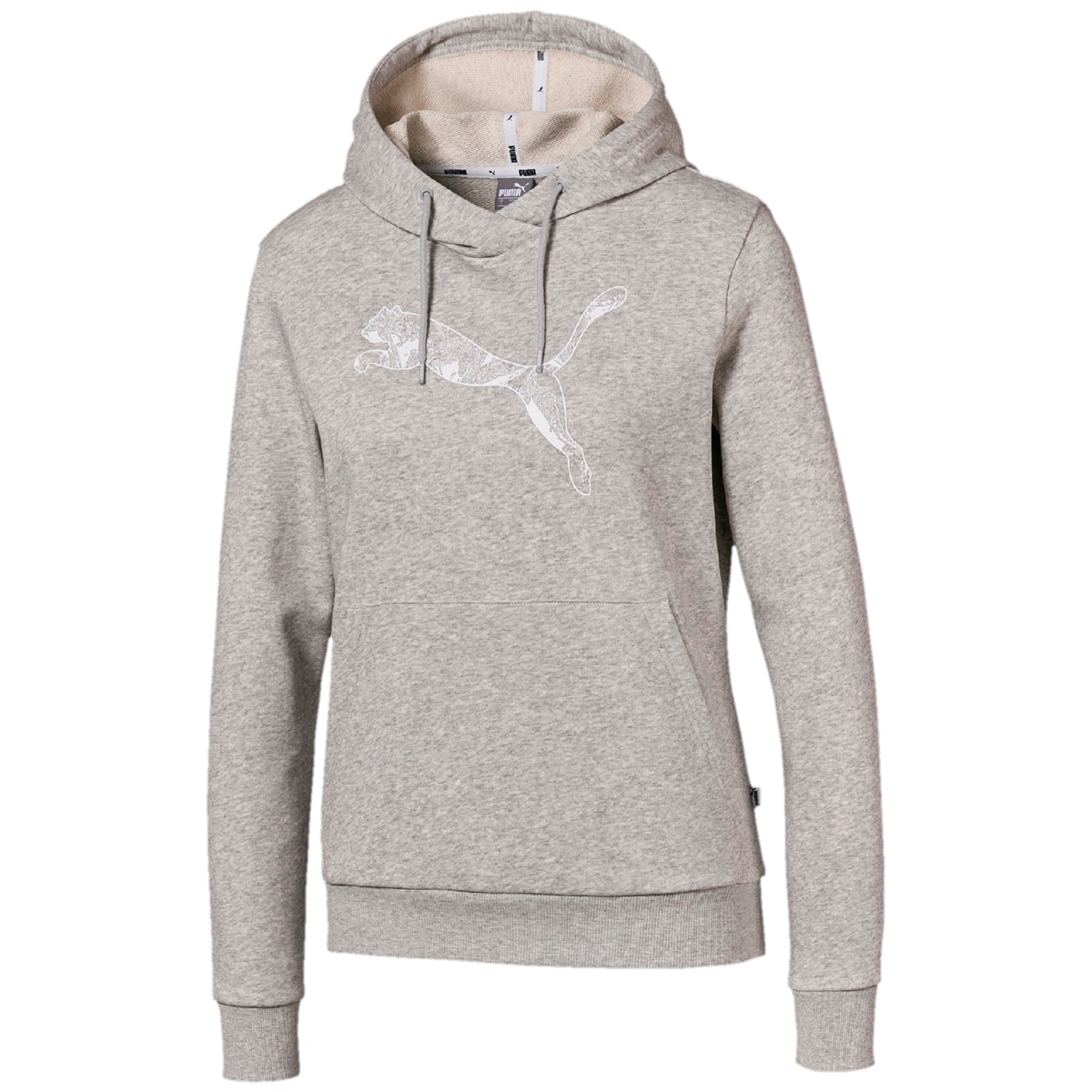 puma grey hoodie womens