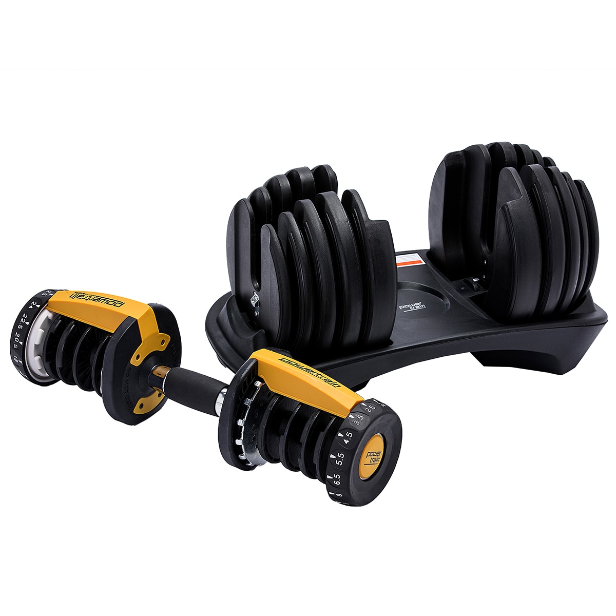 Powertrain Sports Adjustable Dumbbell Set 2 x 24kg Costco Australia