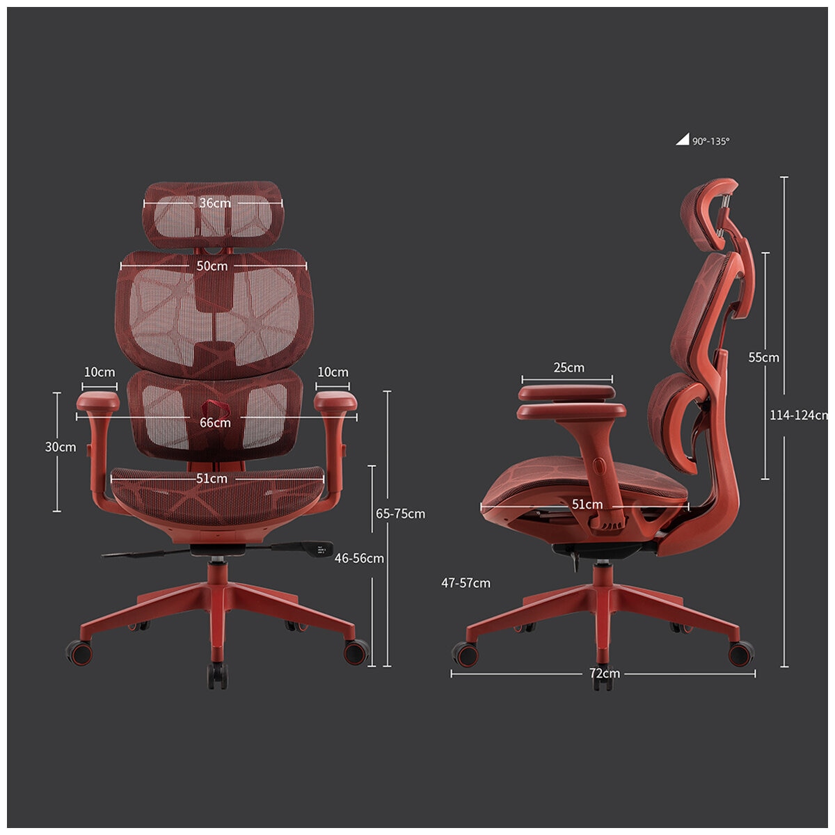 ONEX VENTRA Mesh Office Chair White