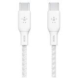 Belkin BoostCharge Braided USB-C to USB-C Cable 2m White CAB014BT2MWH