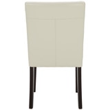 Kuka 2 Pack Cream Bonded Leather Chair