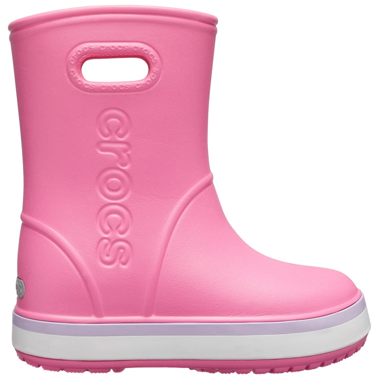 Crocs Kids' Rainboots Pink Lemonade Lavender Costco Australia