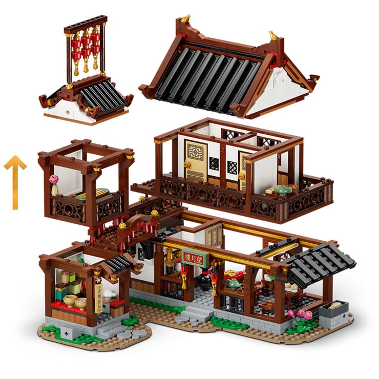 LEGO Chinese Festivals Ancient Moon-Gazing Inn Building Set 80121 LEGO Chinese Festivals Ancient Moon-Gazing Inn Building Set 80121