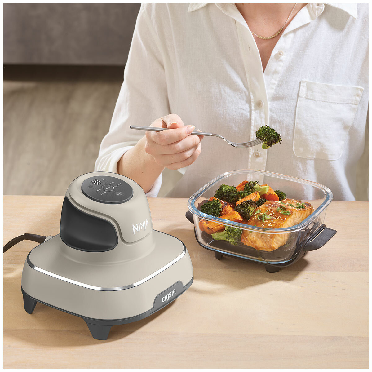 Ninja Crispi 4-in-1 Portable Glass Air Fryer Stone FN101STANZ