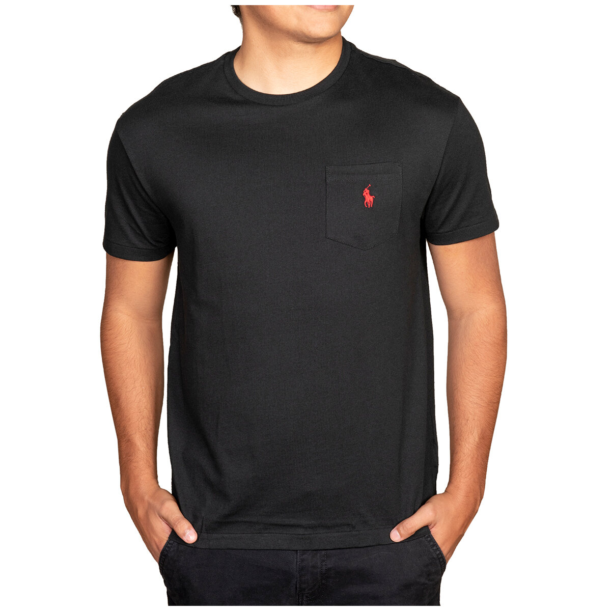 Polo Ralph Lauren Men's Crew Pocket Tee Black