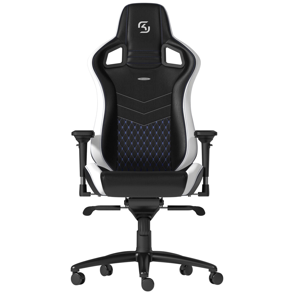 NobleChairs Epic Series SK Gaming Chair Black Blue White