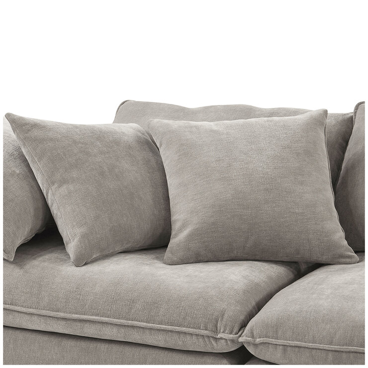 Aiden & Ivy 6 Piece Fabric Modular Sectional