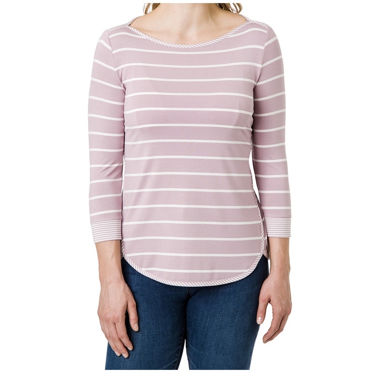 Segments Women's 34 Sleeve Top - Mauve