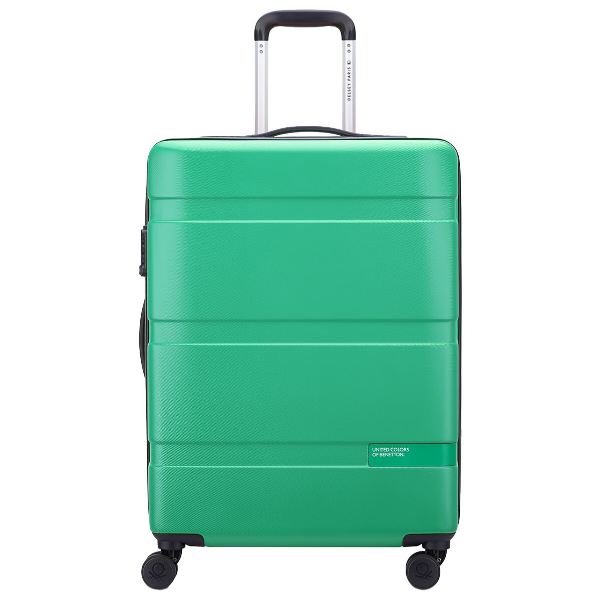 Delsey Benetton 3 Piece Luggage Set Green