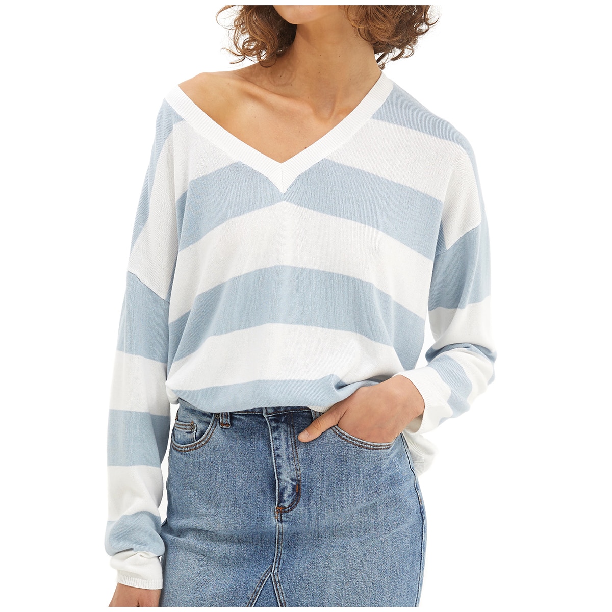 Bettina Liano Printed Sweater - Stripe