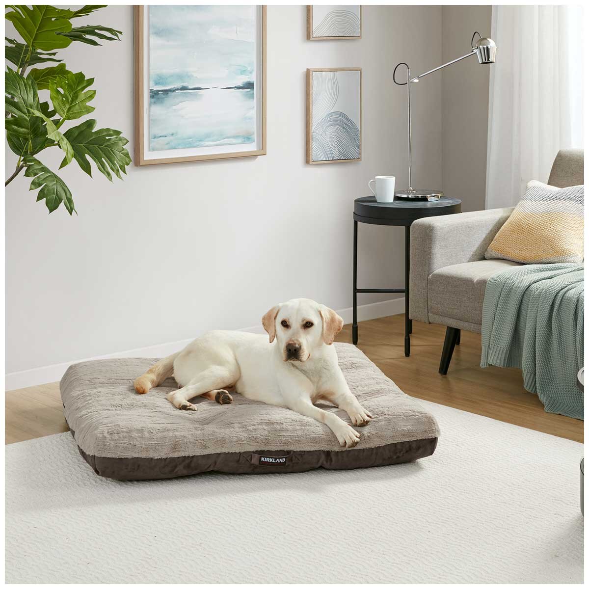 Kirkland Signature Square Tufted Napper Taupe